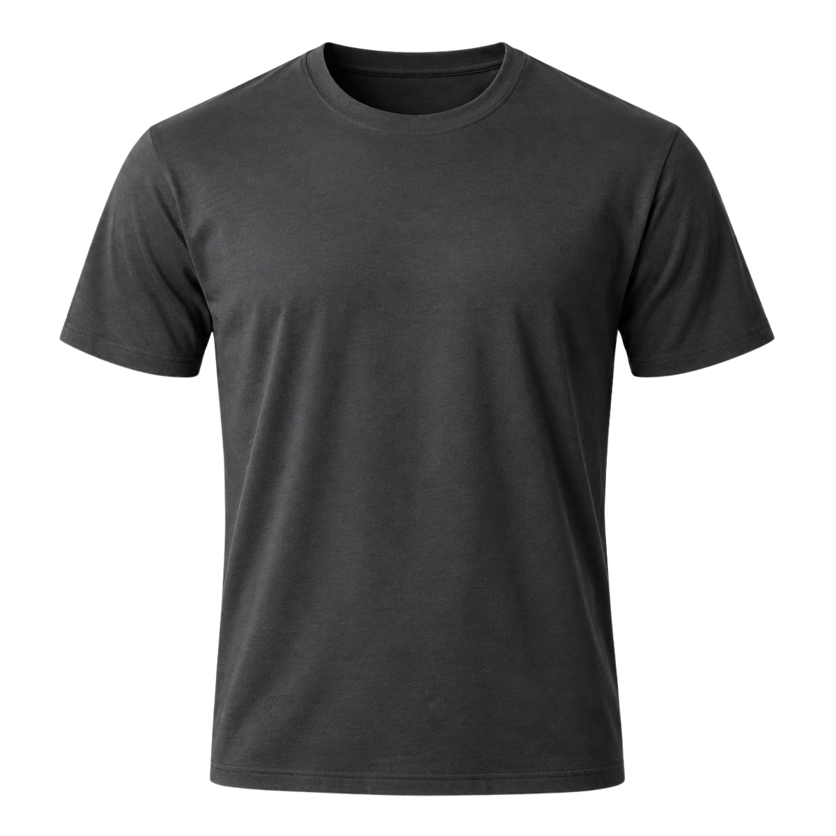 Premium Cotton Crew-Neck T-Shirt – Charcoal | Kolldruns