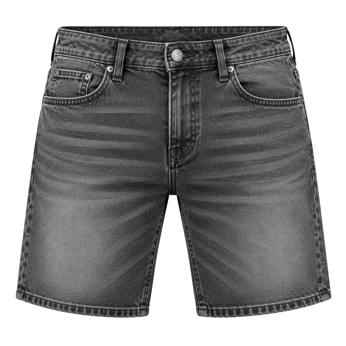 Premium Washed Denim Shorts – Charcoal Grey | Kolldruns