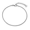 Fine Stainless Steel Chain Bracelet – Silver | Kolldruns