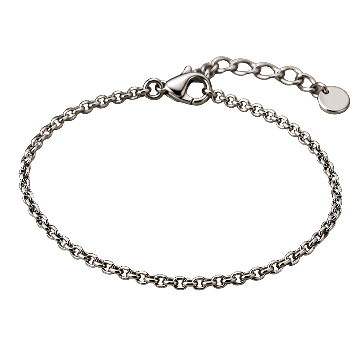 Fine Stainless Steel Chain Bracelet – Silver | Kolldruns
