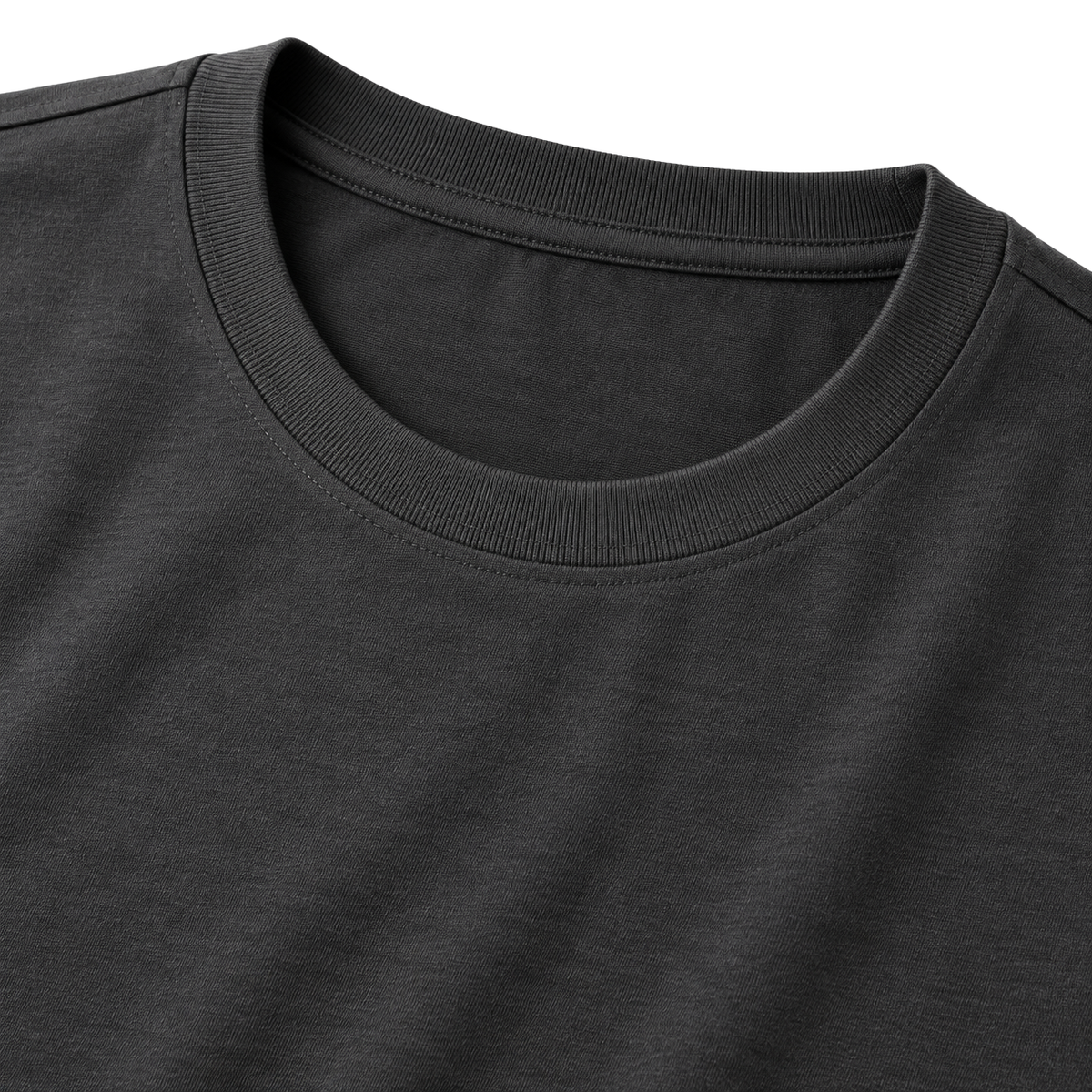 Premium Cotton Crew-Neck T-Shirt – Charcoal | Kolldruns